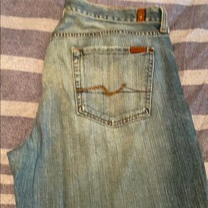 7 for all mankind relaxed fit size 38